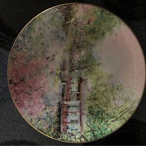 Garden of Tranquility designer plate